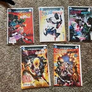 Comic books: Suicide Squad (multiple copies) Rebirth: kill your darlings
